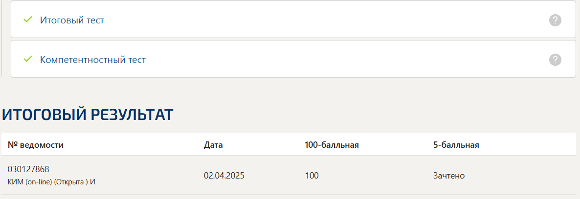 НАЛОГОВЫЙ УЧЕТ И ОТЧЕТНОСТЬ ТЕСТЫ 1-5 ИТОГОВЫЙ И КОМПЕТЕНТНОСТНЫЙ ТЕСТ СИНЕРГИЯ 5 СЕМЕСТР
