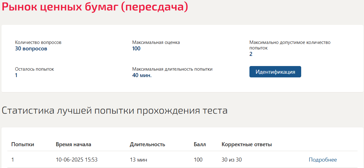 Рынок ценных бумаг Синергия 7 семестр