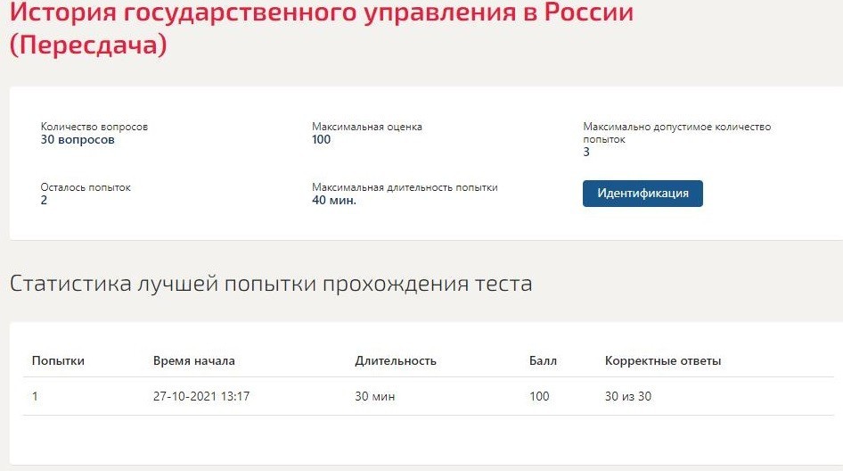 История государственного управления в России- готовые ответы на тест Синергии