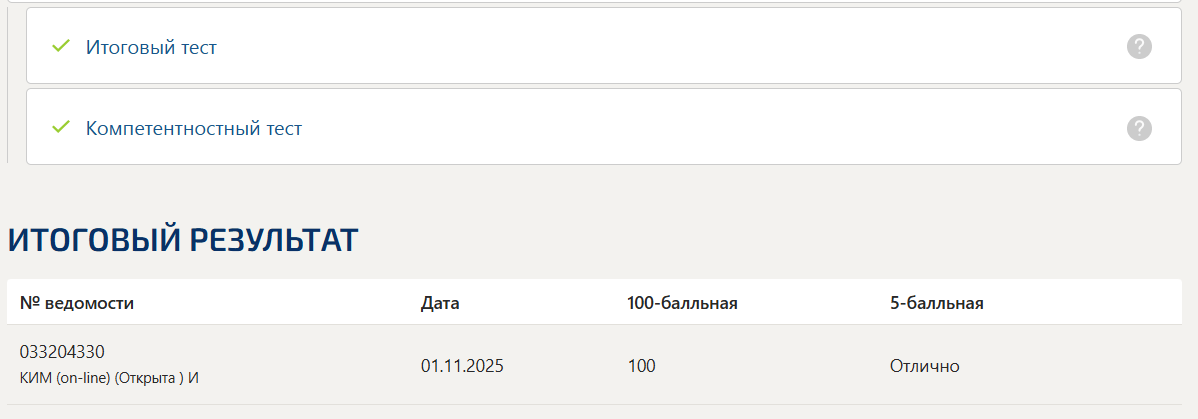 Философия тест 1-7 итоговый и компетентностный тест Синергия 6 семестр