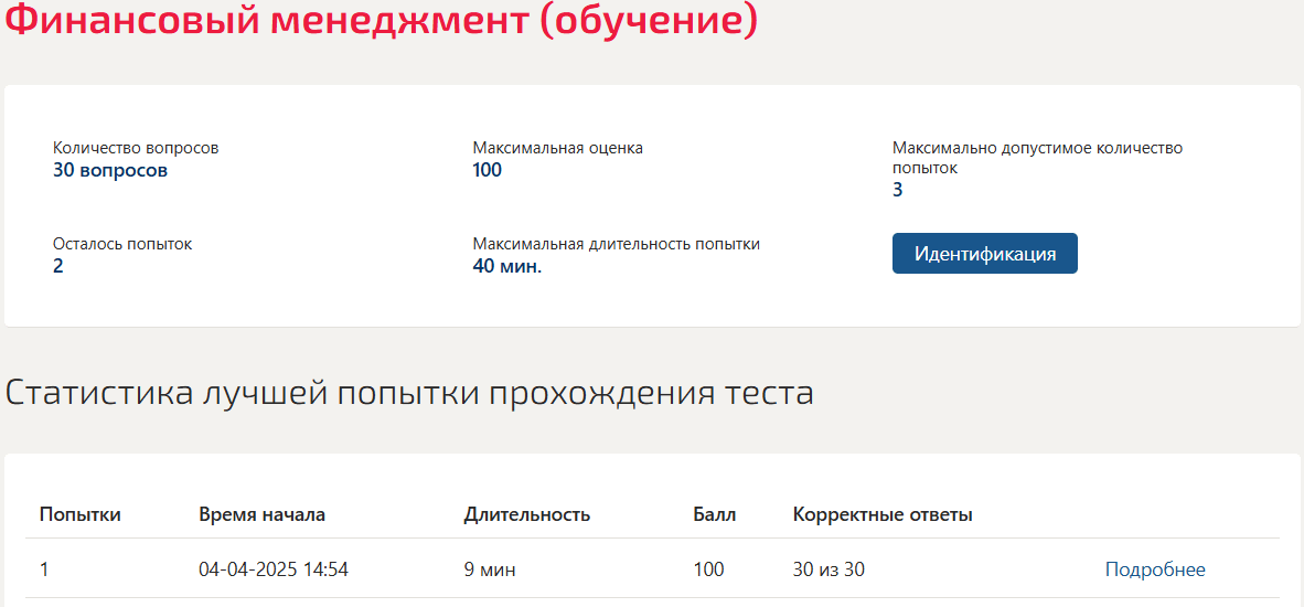 Финансовый менеджмент | 6 семестр Синергия | тесты