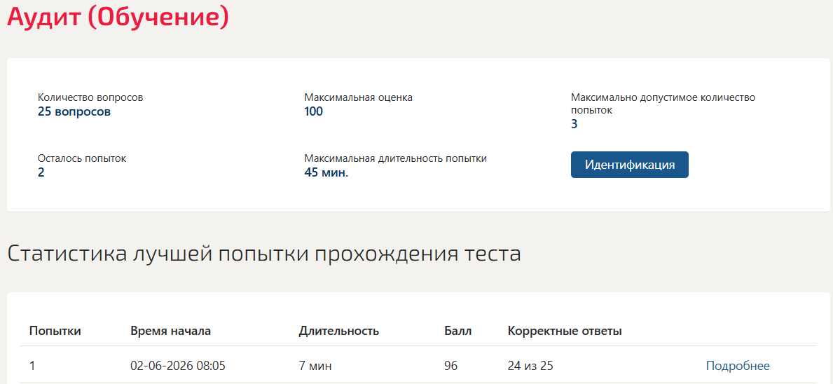Аудит Синергия 9 семестр