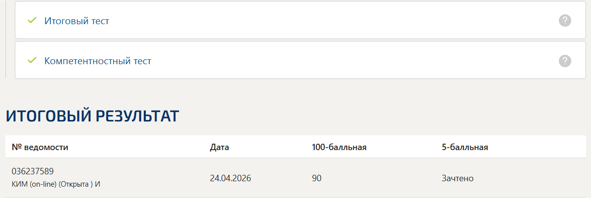 Безопасность жизнедеятельности тест 1-4 итоговый и компетентностный тест Синергия 4 семестр