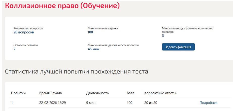 Коллизионное право – 3 семестр. Синергия