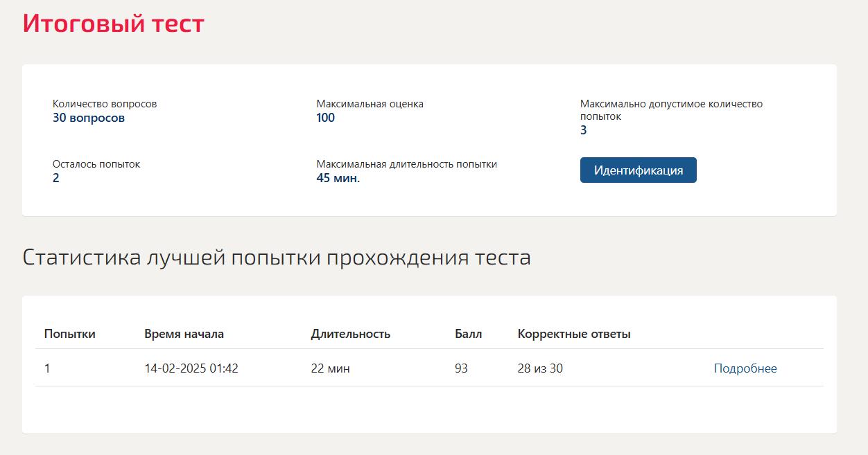 Основы программирования на языке Python- Итоговый тест – 5 семестр Синергия