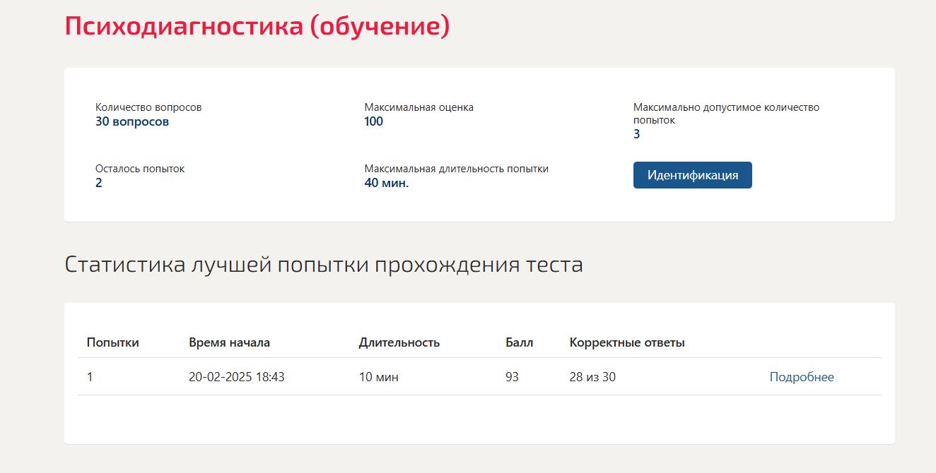 Психодиагностика- 5 семестр Синергия