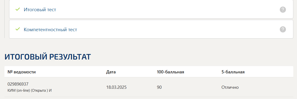 РУССКИЙ ЯЗЫК ТЕСТЫ 1-9 ИТОГОВЫЙ И КОМПЕТЕНТНОСТНЫЙ ТЕСТ СИНЕРГИЯ 2 СЕМЕСТР