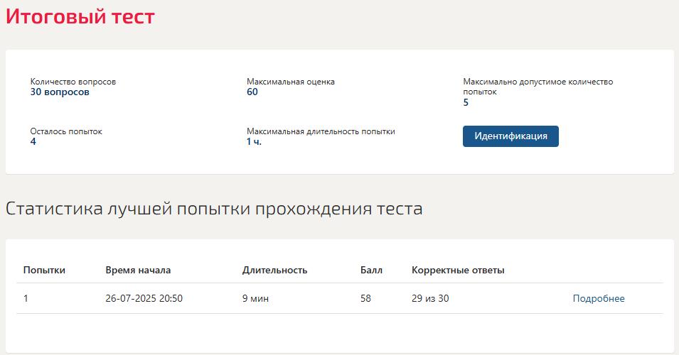 Основы российской государственности - тест Синергия
