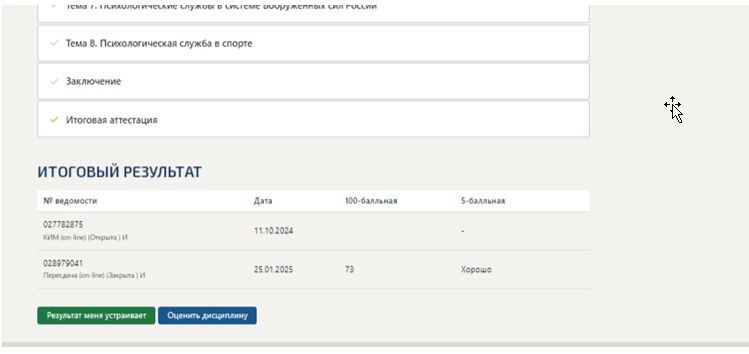 Психологическая служба в организации. Итоговый и компетентностный тесты. 3 семестр. Синергия