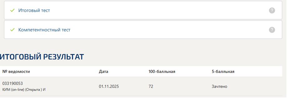 Изобразительное искусство и методика его преподавания в начальной школе – итоговый и компетентностный тесты, 6 семестр, Синергия