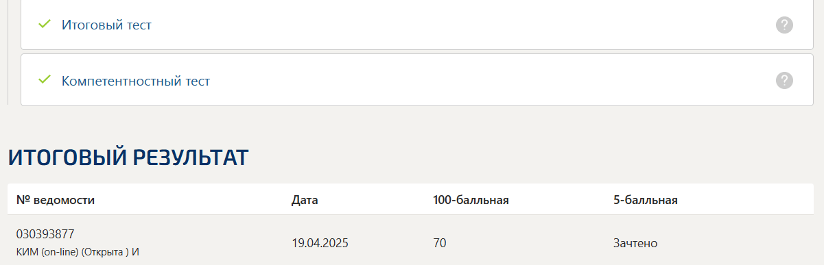 Проектный анализ итоговый и компетентностный тест синергия 4, 7 семестр- ответы на тест