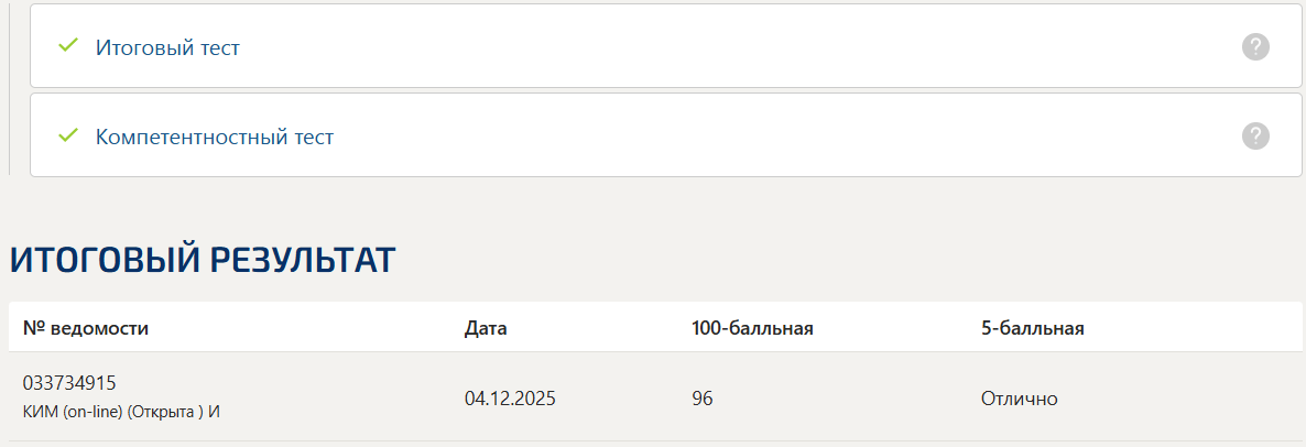 Общая психология тест 1-6 итоговый и компетентностный тест Синергия 1 семестр