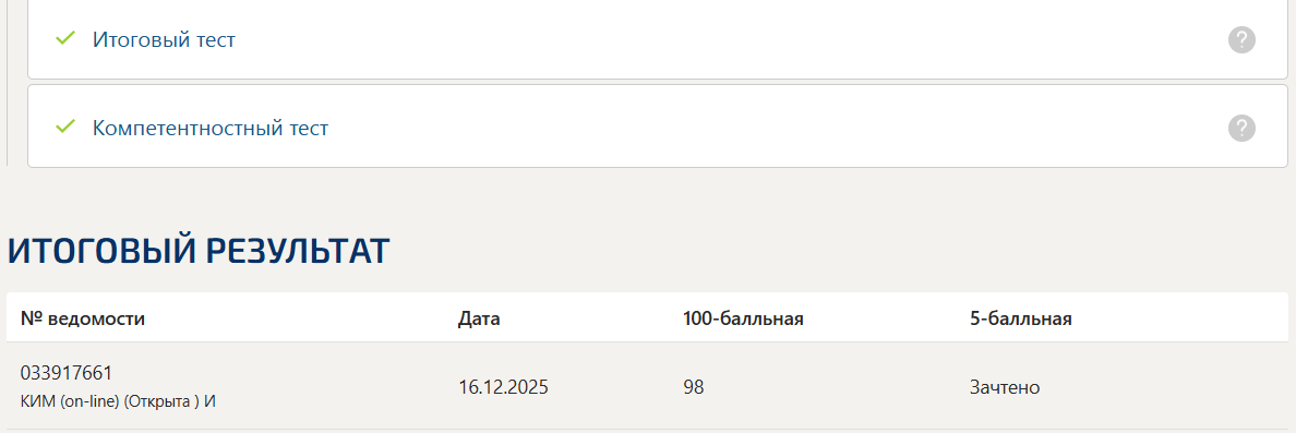 Антимонопольное право тест 3-6 итоговый и компетентностный тест Синергия 9 семестр