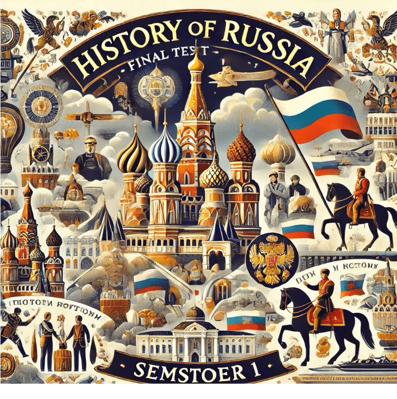 История России Итоговый тест (обучение) 1 семестр- готовые ответы на тест Синергии