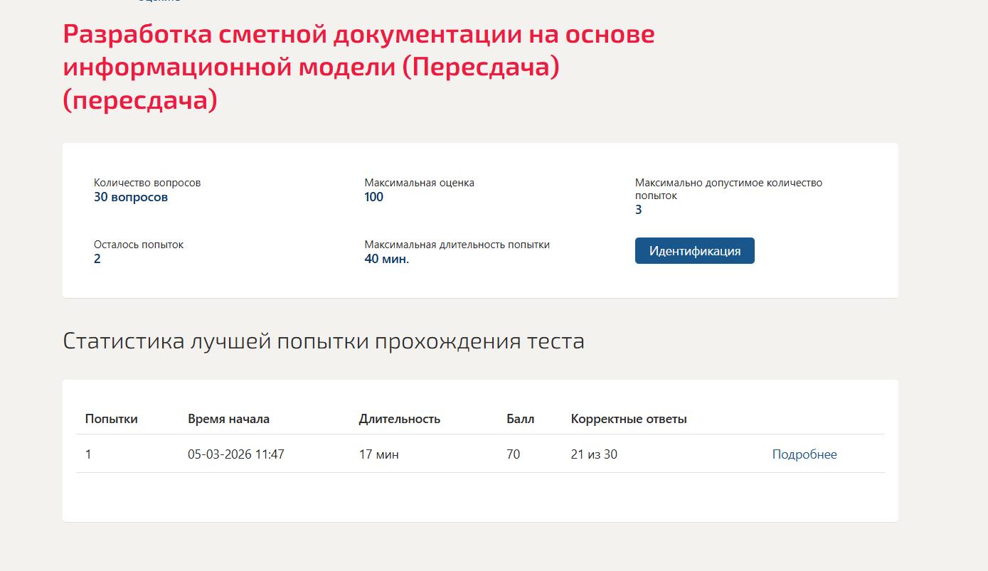 Разработка сметной документации на основе информационной модели - Синергия