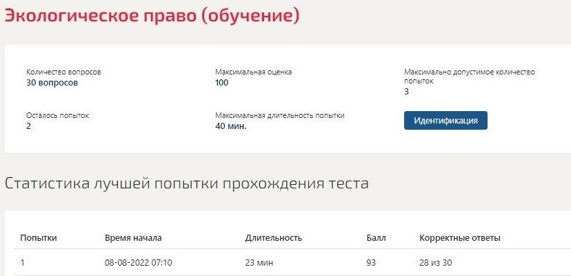Основы экологического права- тест Синергии 2023 год