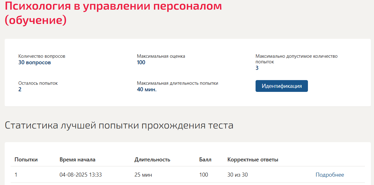 Психология в управлении персоналом Синергия 6 семестр