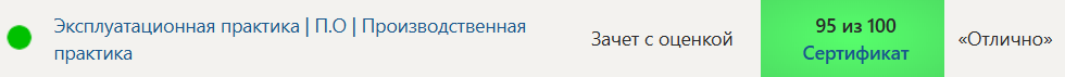 Эксплуатационная практика | П.О | Производственная практика. 9 семестр. Синергия — часть 3