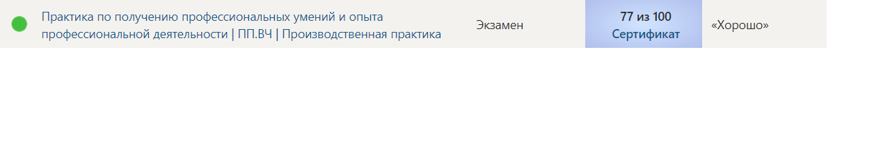 Синергия- Экономика горной промышленности. Производственная практика – 4 семестр — часть 1